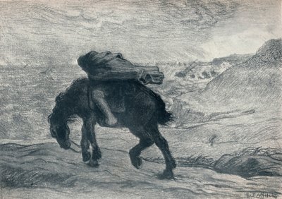 Phoebus og Boreus, 1800-tallet av Jean Francois Millet