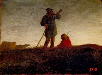 Minner om flokken, 1866-1872 av Jean Francois Millet