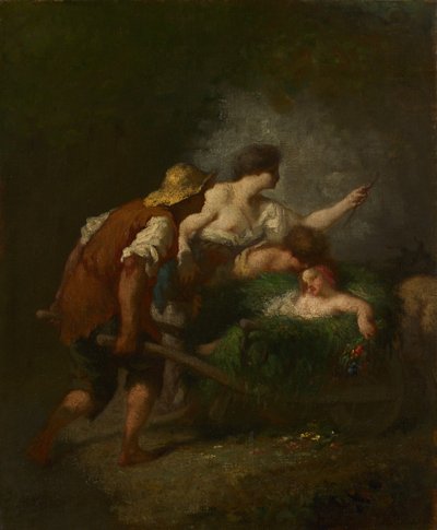 Return from the Fields, ca. 1846-1847 av Jean Francois Millet