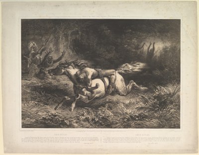 Simon Butler Indian Trails, vol. II, 1852. av Jean Francois Millet