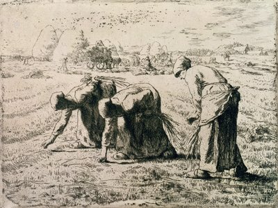 The Gleaners, 1855 av Jean Francois Millet