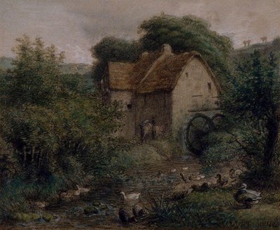 Den gamle møllen av Jean Francois Millet
