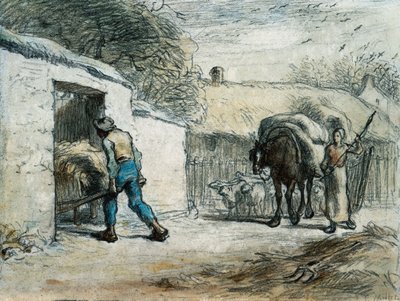 Returen fra feltet av Jean Francois Millet