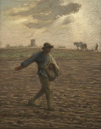 Såmannen, ca. 1865 av Jean Francois Millet