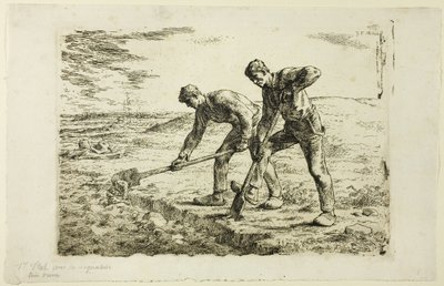 To menn graver av Jean Francois Millet