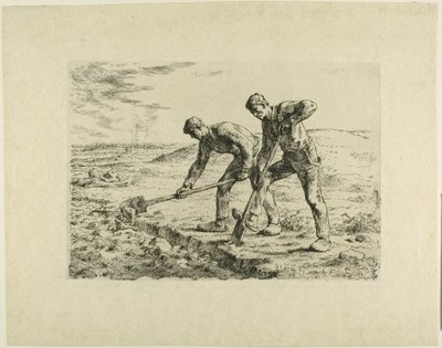 To menn graver av Jean Francois Millet