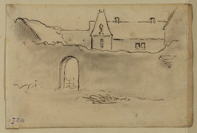 Utsikt over et slott av Jean Francois Millet