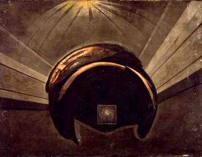 En anamorfose (olje på lerret) av Jean Francois Niceron