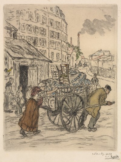 Flytte av Jean Francois Raffaelli