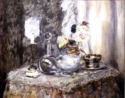 Stilleben av Jean Francois Raffaelli