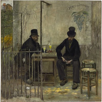 Absintdrikkerne av Jean Francois Raffaelli