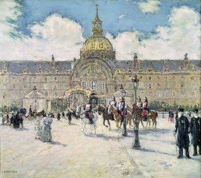 Hotel des Invalides av Jean Francois Raffaelli