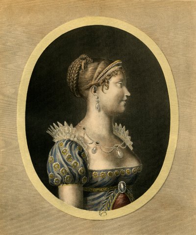 Marie Louise, hertuginne av Parma, c1810, 1921. av Jean Francois Ribault