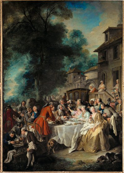 En jaktlunsj... av Jean François de Troy