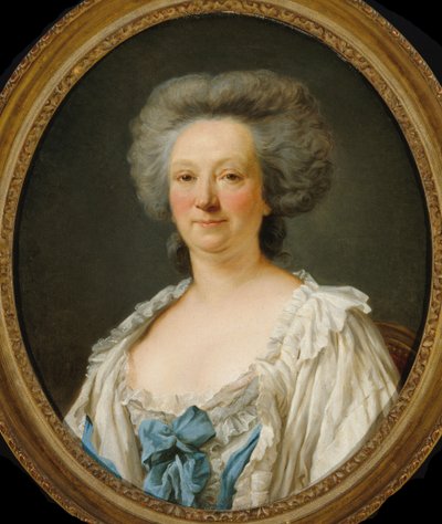 Portrett av Madame Geoffrin 1699-1777, 1787. av Jean François Gilles Colson
