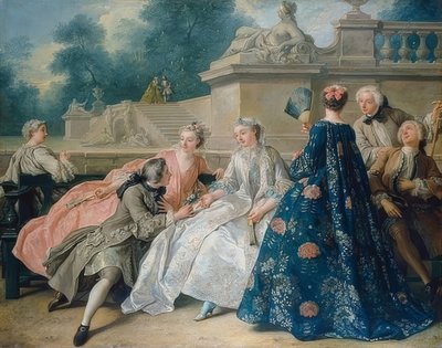 Kjærlighetserklæring. 1731 av Jean François de Troy