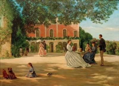 Merics terrasse av Jean Frederic Bazille