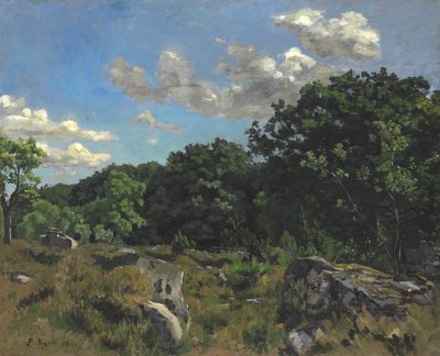 Landskap ved Chailly, 1865 av Jean Frederic Bazille