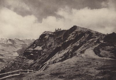 Rigi Kulm, hotell på toppen (s/hvitt bilde) av Jean Gaberell
