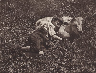Sveits: Siesta (s/hvitt bilde) av Jean Gaberell