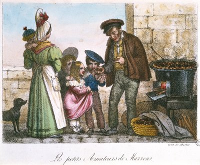 The Little Chestnut Connoisseurs, ca. 1810-20 av Jean Henri Marlet