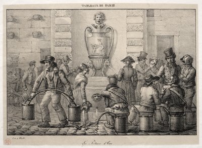 Scenes of Paris: The Water Carriers av Jean Henri Marlet