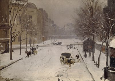 Rennes Raspail Crossroads, ca. 1889 av Jean Henri Zuber