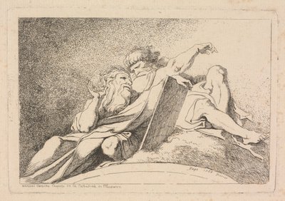 De to profetene av Jean Honoré Fragonard after Annibale Carracci