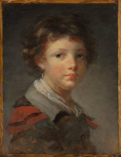 En gutt i en rød kappe, 1780-tallet. av Jean Honore Fragonard