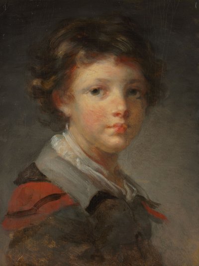 En gutt i en rød kappe, 1780-tallet av Jean Honore Fragonard