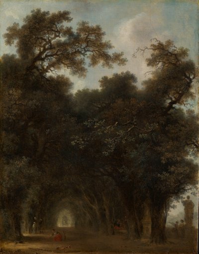 A Shaded Avenue, ca. 1775. av Jean Honore Fragonard