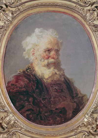 En eldre, hvithåret mann, ca. 1767 av Jean Honore Fragonard