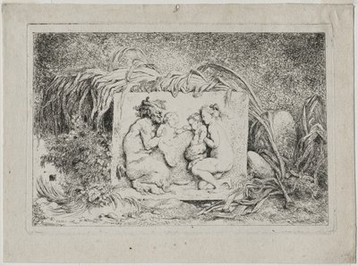 Bacchanales: Satyrfamilien av Jean Honore Fragonard