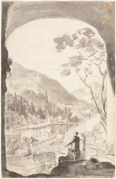 Cava Napoli, 1700- eller 1800-tallet. av Jean Honore Fragonard