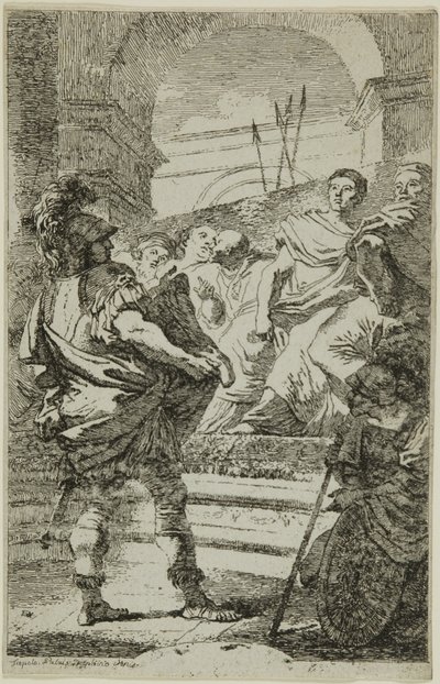 Fabius Maximus før det karthagiske senatet av Jean Honore Fragonard