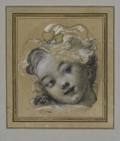 Jente med panser av Jean Honore Fragonard