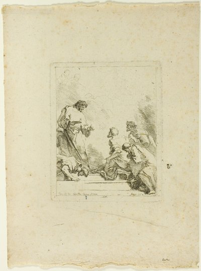 Institusjonen av eukaristien av Jean Honore Fragonard