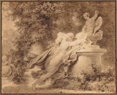 Påkallelse til kjærlighet, ca. 1781. av Jean Honore Fragonard