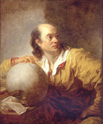 Portrett av Jérôme Lalande 1732-1807 av Jean Honore Fragonard