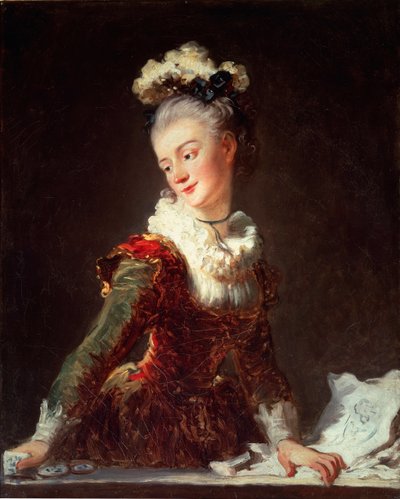 Portrett av Marie Madeleine Guimard, første danser av Operaen, ca 1769 (olje på lerret) av Jean Honore Fragonard