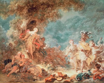 Rinaldo i hagen til palasset til Armida av Jean Honore Fragonard