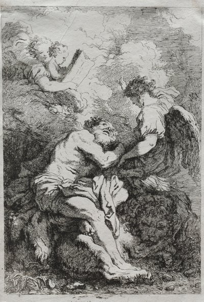 Den hellige Jerome av Jean Honore Fragonard