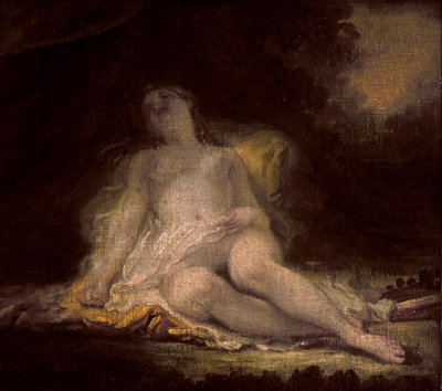 Sovende Bacchante av Jean Honore Fragonard
