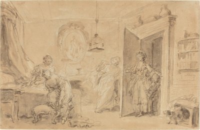 Soverommet av Jean Honore Fragonard