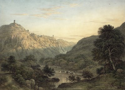 Cascatelle og Villa of Maecenas nær Tivoli av Jean Honore Fragonard