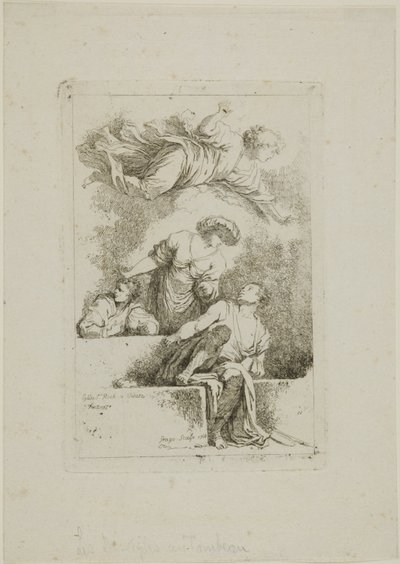 Disiplene ved graven av Jean Honore Fragonard