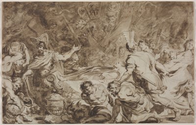Begravelsen til Decius Mus av Jean Honore Fragonard