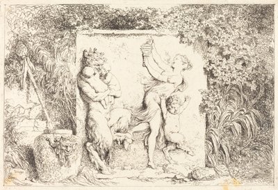 Satyrdansen av Jean Honore Fragonard