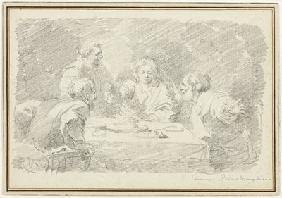 Nattverden i Emmaus av Jean Honore Fragonard