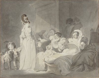 Besøk til sykepleieren av Jean Honore Fragonard